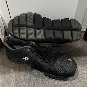 On Running Womes Black Athletic Running Shoes